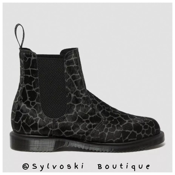 🖤 DR MARTENS FLORA WOMEN'S ANIMAL PRINT CHELSEA BOOTS NWT 🖤 - Picture 2 of 12
